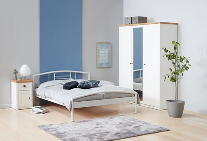 Skriňa MARKSKEL 162x210 biela/farba duba