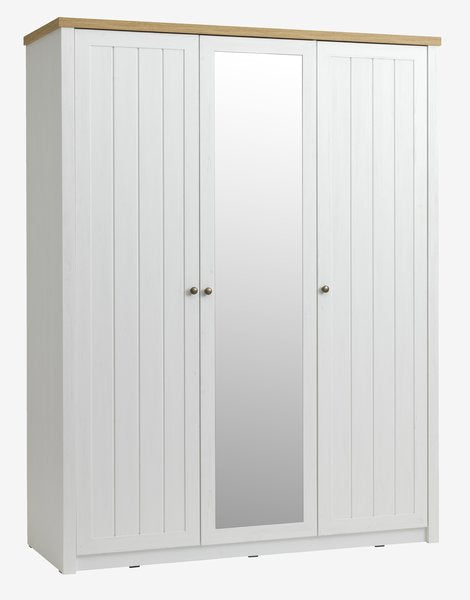 Skriňa MARKSKEL 162x210 biela/farba duba